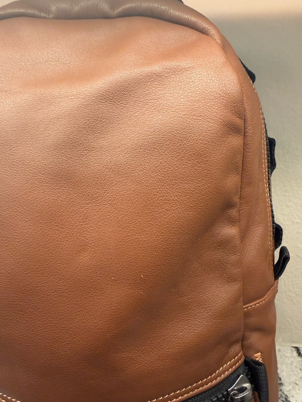 Coach Pacer Leather Backpack Saddle Brown 78830 - Picture 4 of 9